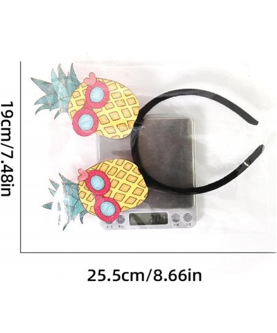 Hair Hoop Headwear For Party Headband Party Cactus Flamingo Theme Gathering Headwear For Women D $5.23 Headbands