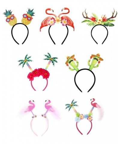 Hair Hoop Headwear For Party Headband Party Cactus Flamingo Theme Gathering Headwear For Women D $5.23 Headbands