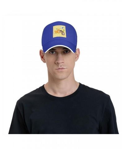 Sunflower Seed Squirrel Pattern Casual General Baseball Cap Black : Comfortable, Light Blue $13.28 Baseball Caps