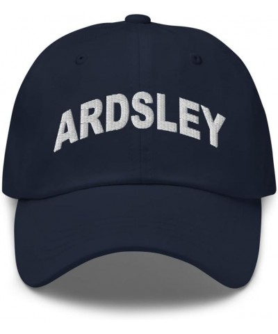 Ardsley New York Hat Ardsley NY Cap Embroidered Dad Hat Adjustable Strap Closure Unisex Navy $21.59 Baseball Caps