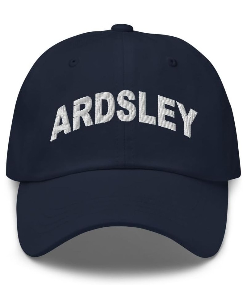 Ardsley New York Hat Ardsley NY Cap Embroidered Dad Hat Adjustable Strap Closure Unisex Navy $21.59 Baseball Caps