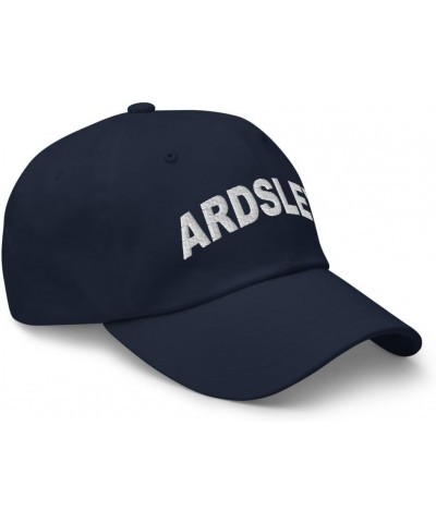 Ardsley New York Hat Ardsley NY Cap Embroidered Dad Hat Adjustable Strap Closure Unisex Navy $21.59 Baseball Caps