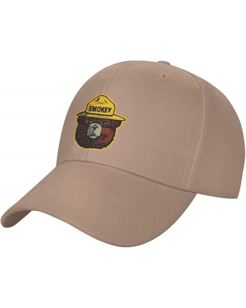 Smokey The Bear Baseball Cap Men Women - Classic Trucker Hat Adjustable Plain Hat Black Natural $14.47 Baseball Caps