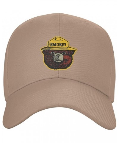 Smokey The Bear Baseball Cap Men Women - Classic Trucker Hat Adjustable Plain Hat Black Natural $14.47 Baseball Caps