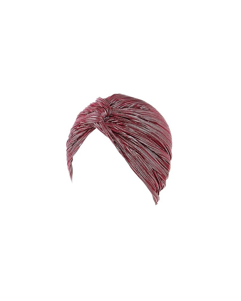 Ladies Sunshade Cap for Ladies Braid Head Headwear Hat Silver Cap Wrap Cap Bohemian Hair Turban Turban (Pink, One Size) One S...