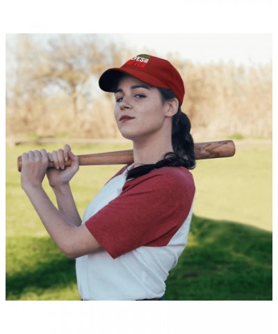 Palestine Lives Matter Baseball Hat Retro Dad Hat for Teen Gifts for Her Sun Red $10.06 Baseball Caps