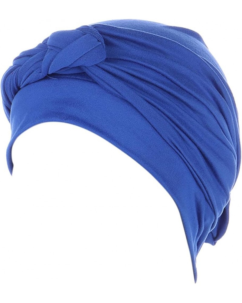 Headwear for Women Chemo Caps Turbans Beanie Flowers Hats Headwrap for Cancer Patient Hair Loss Blue $7.25 Rain Hats