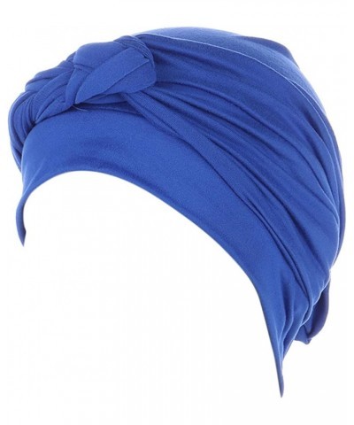 Headwear for Women Chemo Caps Turbans Beanie Flowers Hats Headwrap for Cancer Patient Hair Loss Blue $7.25 Rain Hats