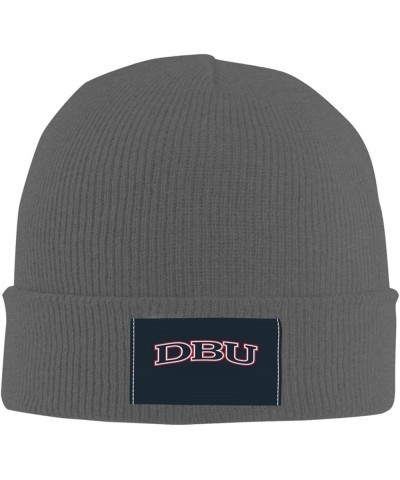 Dallas Baptist University Logo Classic Warm Winter Knit Cap Fleece Lined Beanie Hat Deep Heather $9.38 Skullies & Beanies