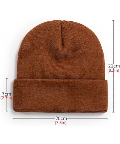 Beanie for Men Women Cool Plain Beanies Hat Warmer Winter Knitted Caps Men and Womens Beanie & I03-black $6.62 Skullies & Bea...