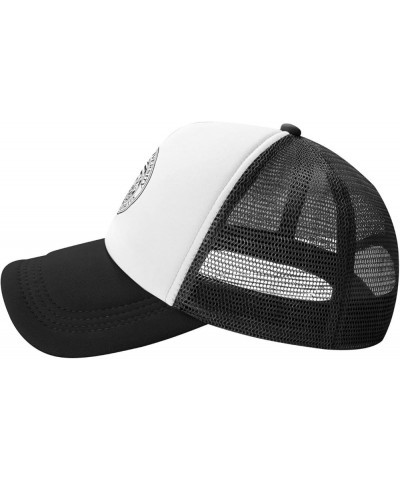 Northeastern University Trucker Hats for Both Men and Women - Mesh Baseball Snapback Hats Black $11.12 Baseball Caps