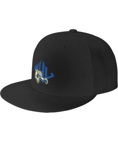 Mars Hill University Logo Hats for Men Flat Bill Fitted Caps Hiphop Rap Adjustable Baseball Trucker Dad Hat Black $10.01 Base...