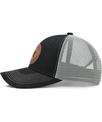 World's Best Grandpa Trucker Hat, Adjustable Grandfather Mesh Snapback Baseball Cap for Men Black $17.67 Baseball Caps