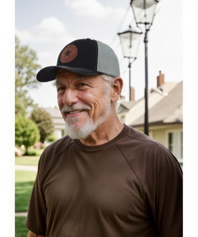 World's Best Grandpa Trucker Hat, Adjustable Grandfather Mesh Snapback Baseball Cap for Men Black $17.67 Baseball Caps