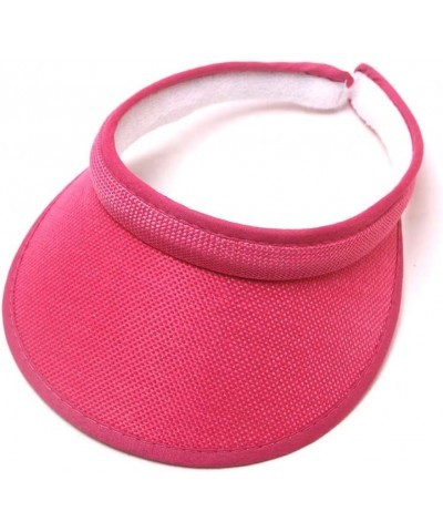 Womens Visor Hats for Women Adjustable Sun Visors for Women Sports Outdoor Unisex Tennis Visor for Men Birthday Hot Pink $5.4...