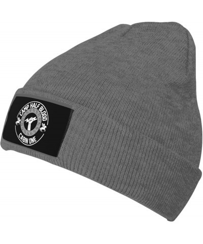 Camp Half Blood Funny Beanie Hat Warm Winter Knit Skull Cap Men Women Deep Heather $9.19 Skullies & Beanies