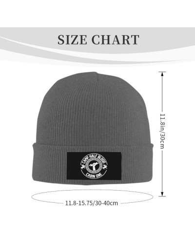 Camp Half Blood Funny Beanie Hat Warm Winter Knit Skull Cap Men Women Deep Heather $9.19 Skullies & Beanies