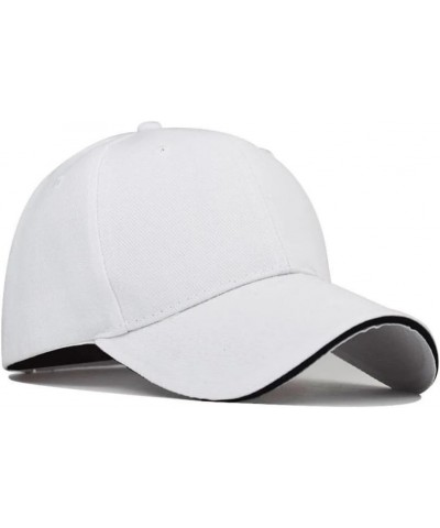 EMF Radiation Protection Cap Anti Radiation Blocking EMF Baseball Cap with Holes for Man Woman White $15.99 Baseball Caps