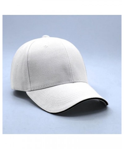 EMF Radiation Protection Cap Anti Radiation Blocking EMF Baseball Cap with Holes for Man Woman White $15.99 Baseball Caps