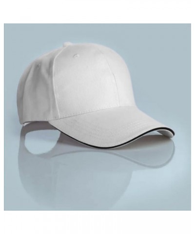 EMF Radiation Protection Cap Anti Radiation Blocking EMF Baseball Cap with Holes for Man Woman White $15.99 Baseball Caps