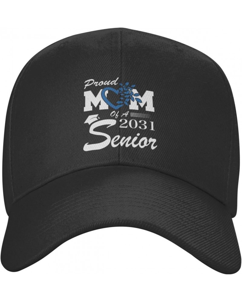 Proud Mom of a 2031 Senior Class of 2031 Graduation Classic Duckbill Caps for Stylish Sun Protection Black $11.41 Baseball Caps