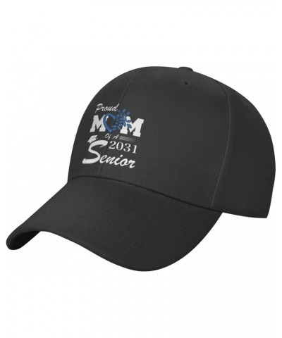 Proud Mom of a 2031 Senior Class of 2031 Graduation Classic Duckbill Caps for Stylish Sun Protection Black $11.41 Baseball Caps