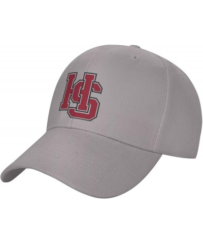 Hampden Sydney College Logo Baseball Caps Dad Hats Adjustable Size Outdoor Cap Gray $9.88 Baseball Caps