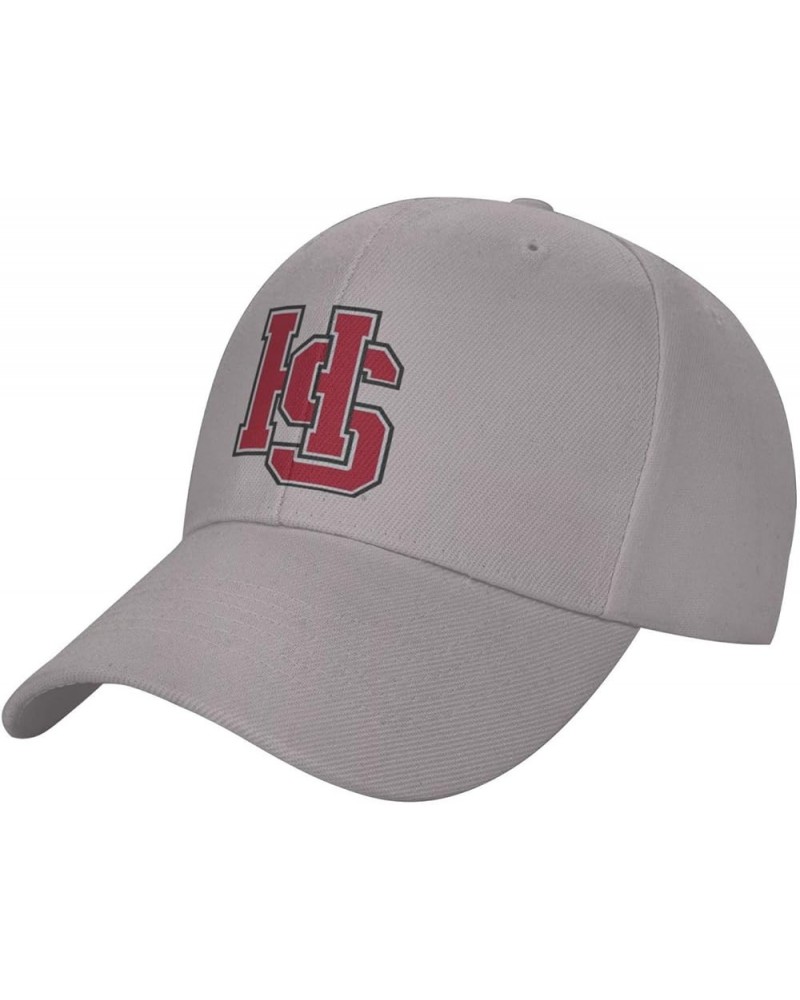 Hampden Sydney College Logo Baseball Caps Dad Hats Adjustable Size Outdoor Cap Gray $9.88 Baseball Caps