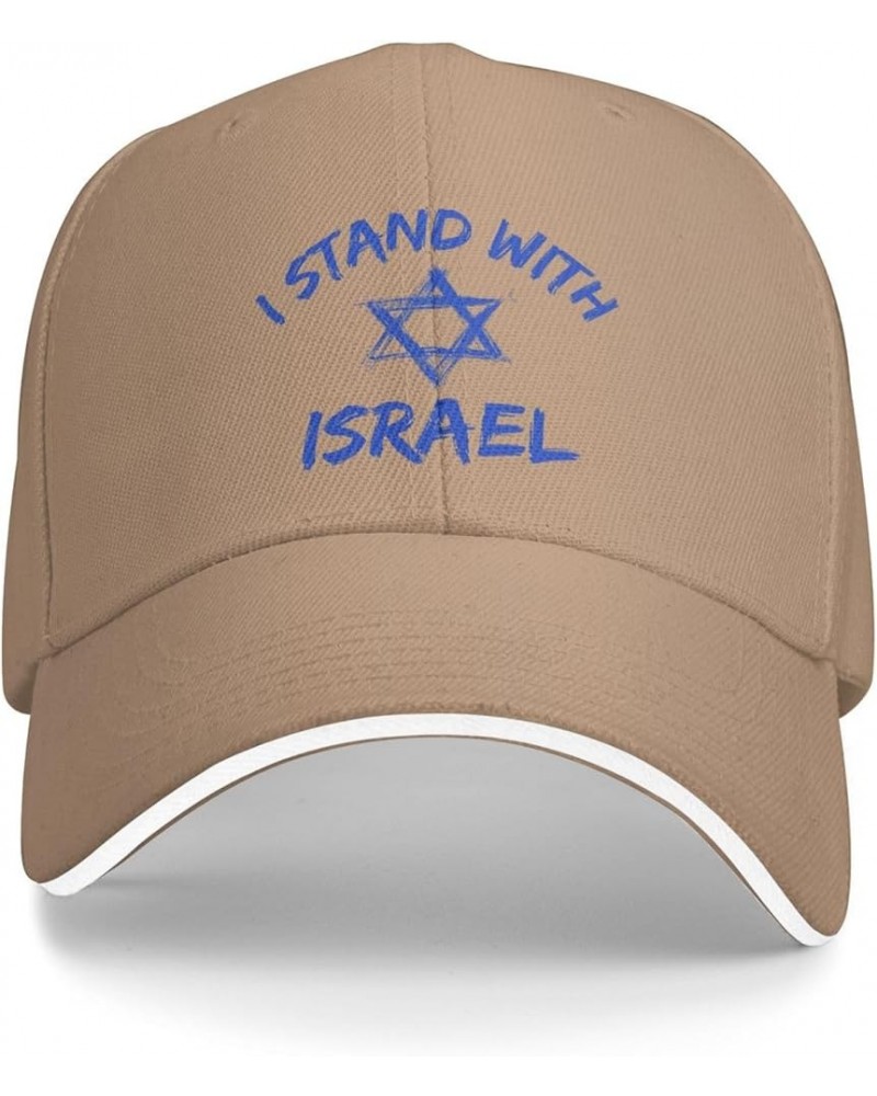 I Stand with Israel Hat Pray for Israel Cap Israel Strong I Love Israel Free Israel Hat Baseball Cap Dad Trucker Hat Natural ...