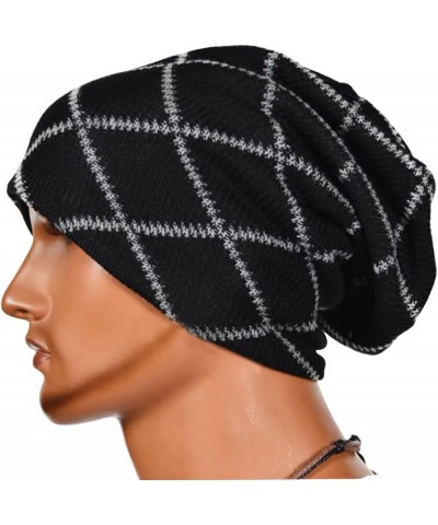 Mens Women's Outdoor Warm Knit Skiing Slouchy Baggy Skull Beanie Hat Cap Deep Gray $8.49 Skullies & Beanies