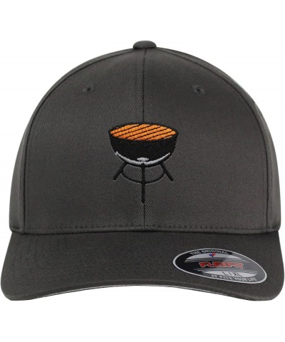 Flexfit BBQ Embroidered Baseball Cap Foodie Gray $15.67 Baseball Caps