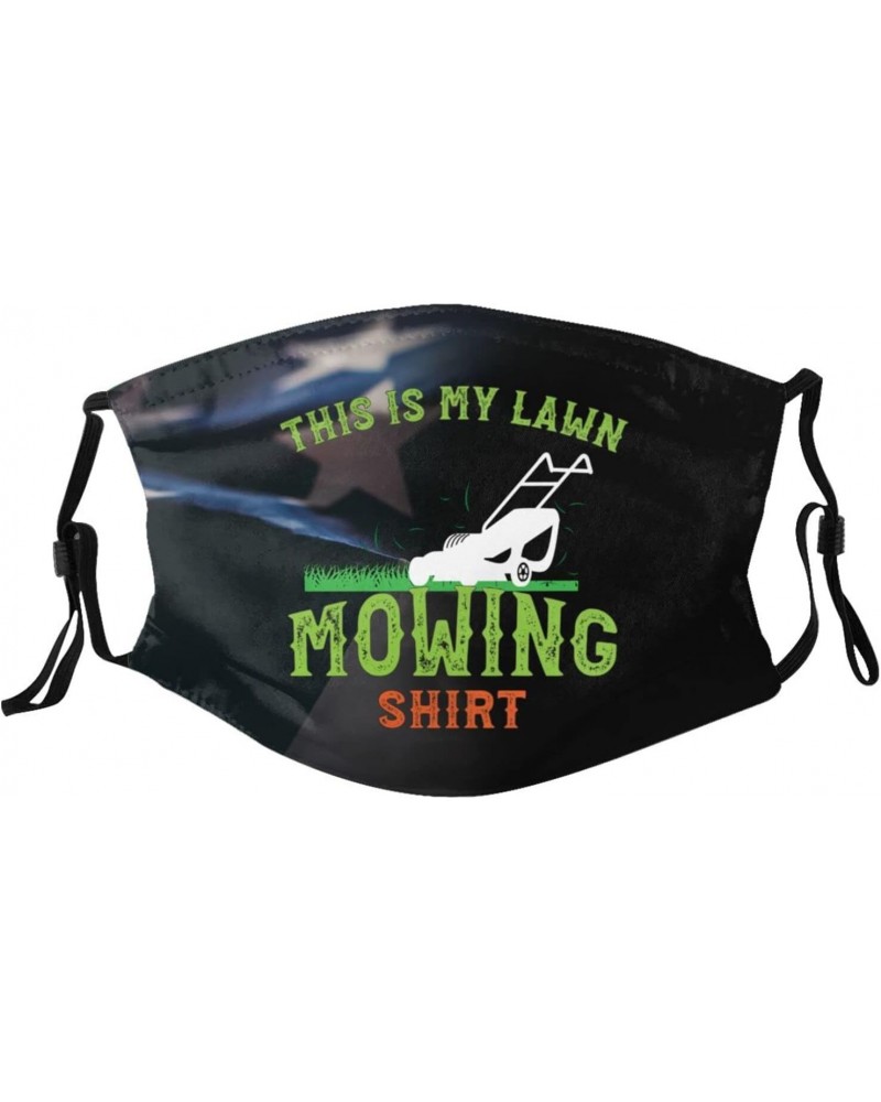 Funny Lawn Mowing Push Mower Face Mask Adjustable Breathable Balaclava with Filter Black $11.27 Balaclavas