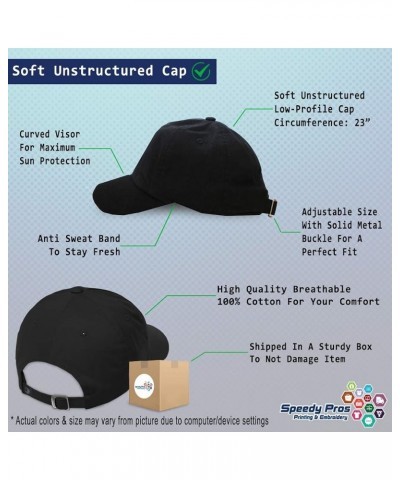 Soft Baseball Cap Easy Does It Cotton Dad Hats for Men & Women Black $13.34 Baseball Caps