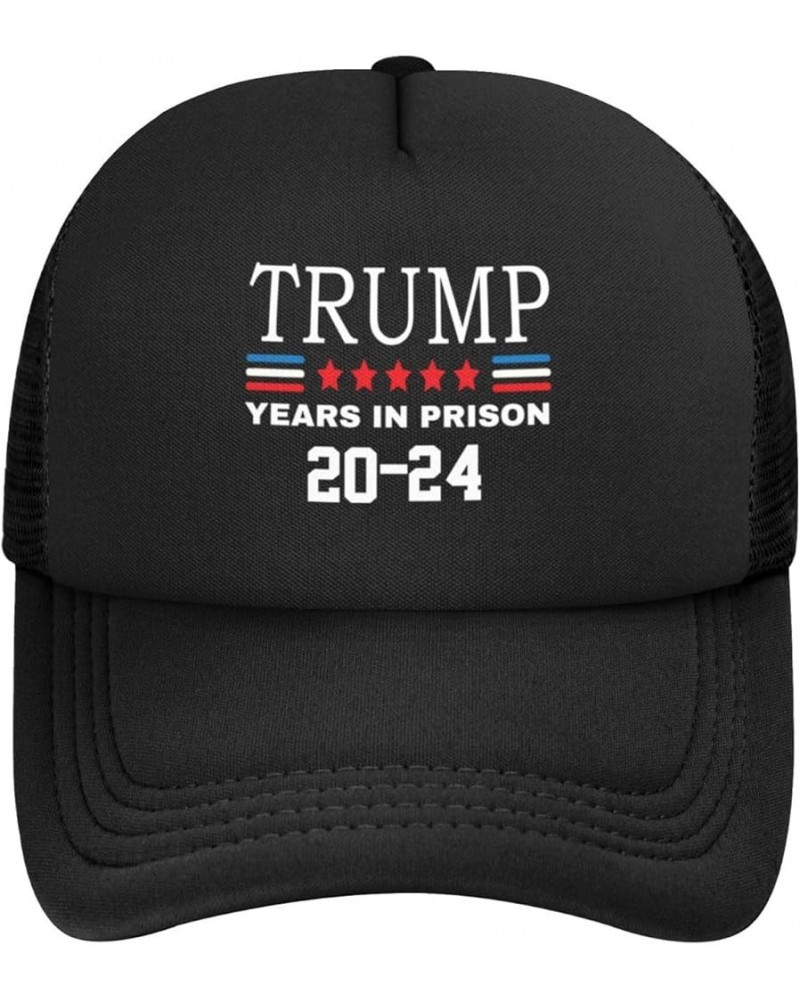 Trump 2024 Years in Prison Anti Trump Trucker Hat Women Mesh Baseball Cap Cowboy Hat Men Dad Hat Snapback Hat Black Black $10...