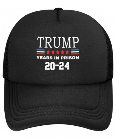 Trump 2024 Years in Prison Anti Trump Trucker Hat Women Mesh Baseball Cap Cowboy Hat Men Dad Hat Snapback Hat Black Black $10...