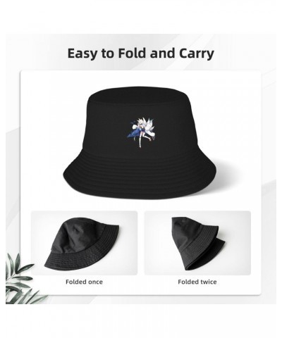 Azur Lane Kaga Bucket Hat Unisex Packable Fisherman Cap Reversible Outdoor Sun Hat $12.59 Bucket Hats