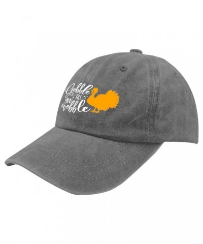 Baseball Hats for Women Gym Caps for Men's Gobble Till You Wobble Sport Hats $11.59 Baseball Caps