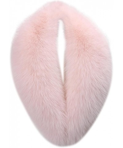 Furry Collar Scarf Women Winter Neck Warmer Fuzzy Scarf Wrap Warm Plush Scarf Clothing Accessorie Pink $7.93 Scarves