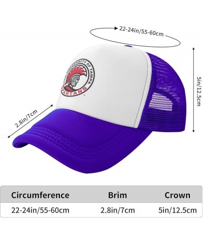 The University of Tampa Trucker Hats for Both Men and Women - Mesh Baseball Snapback Hats Purple $9.87 Baseball Caps