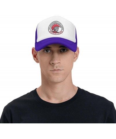 The University of Tampa Trucker Hats for Both Men and Women - Mesh Baseball Snapback Hats Purple $9.87 Baseball Caps