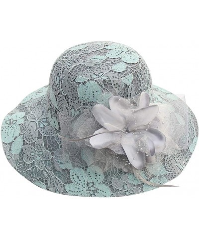 Women's Church Fascinator Bridal Tea Party Wedding Hat Run Like A Girl Hat Blue-e $7.58 Sun Hats