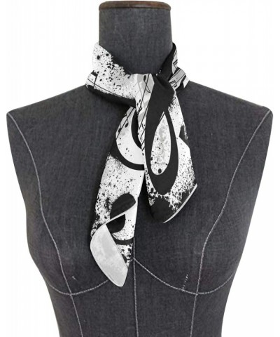 24inch Women's Square Silk Music Notes Hair Scarves and Wraps Headscarf (0mb1g1) $9.85 Scarves