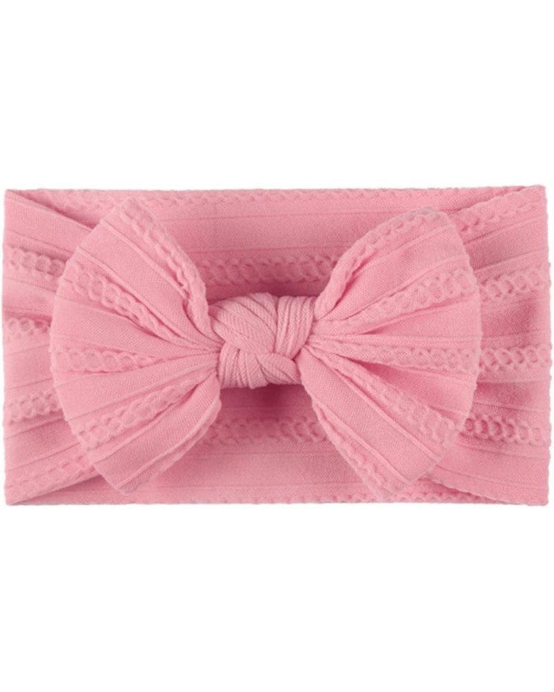 Knotted Hair Accessories Girls Solid Bow Tie Headwears Baby Care Pull On Stretch Funny Headbands H $6.93 Headbands