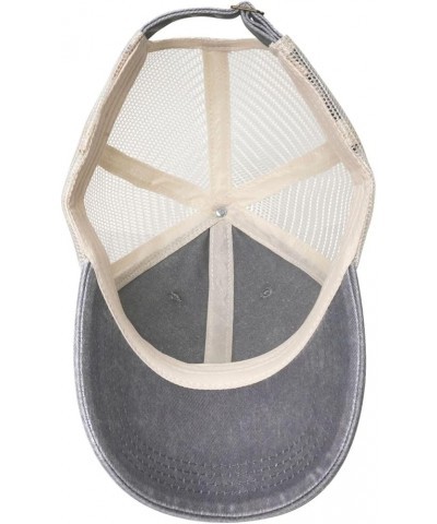 Mens Hat Hiking Snapback Trucker Cap Mens Mesh Ball Caps Banff National Park Hats Gray $11.75 Baseball Caps