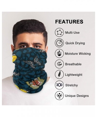 Neck Gaiter Women Face Scarf Mask-Dust, Balaclava Face Mask Bandana Abstract Christmas with Bokeh Effect Multi5 $10.90 Balacl...