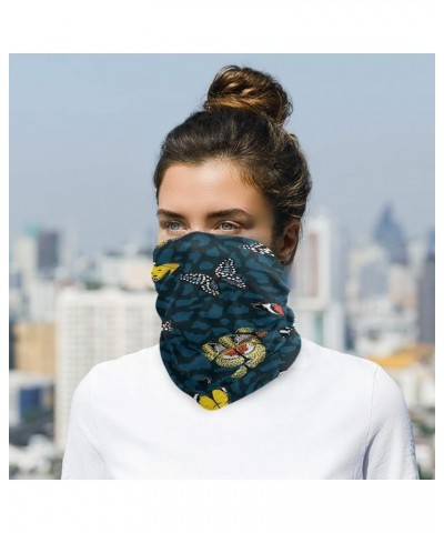 Neck Gaiter Women Face Scarf Mask-Dust, Balaclava Face Mask Bandana Abstract Christmas with Bokeh Effect Multi5 $10.90 Balacl...