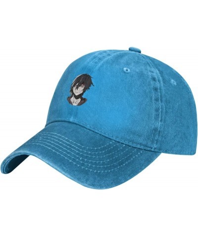 Angels of Death Casquette Baseball Cap Cowboy Hat Unisex Denim Adults Denim Hat Adjustable Size Black Blue $11.00 Baseball Caps