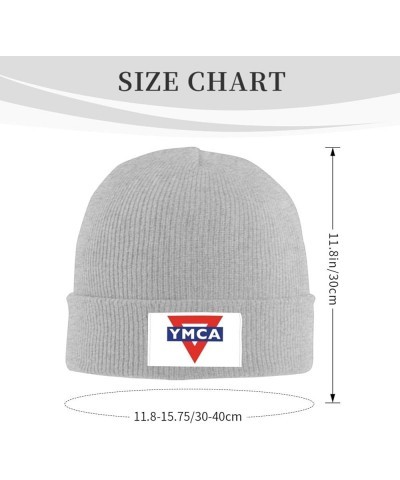 YMCA Stretch Beanie Knit Hat for Men Women Winter Fall Spring Warm Cap Gray $14.15 Skullies & Beanies