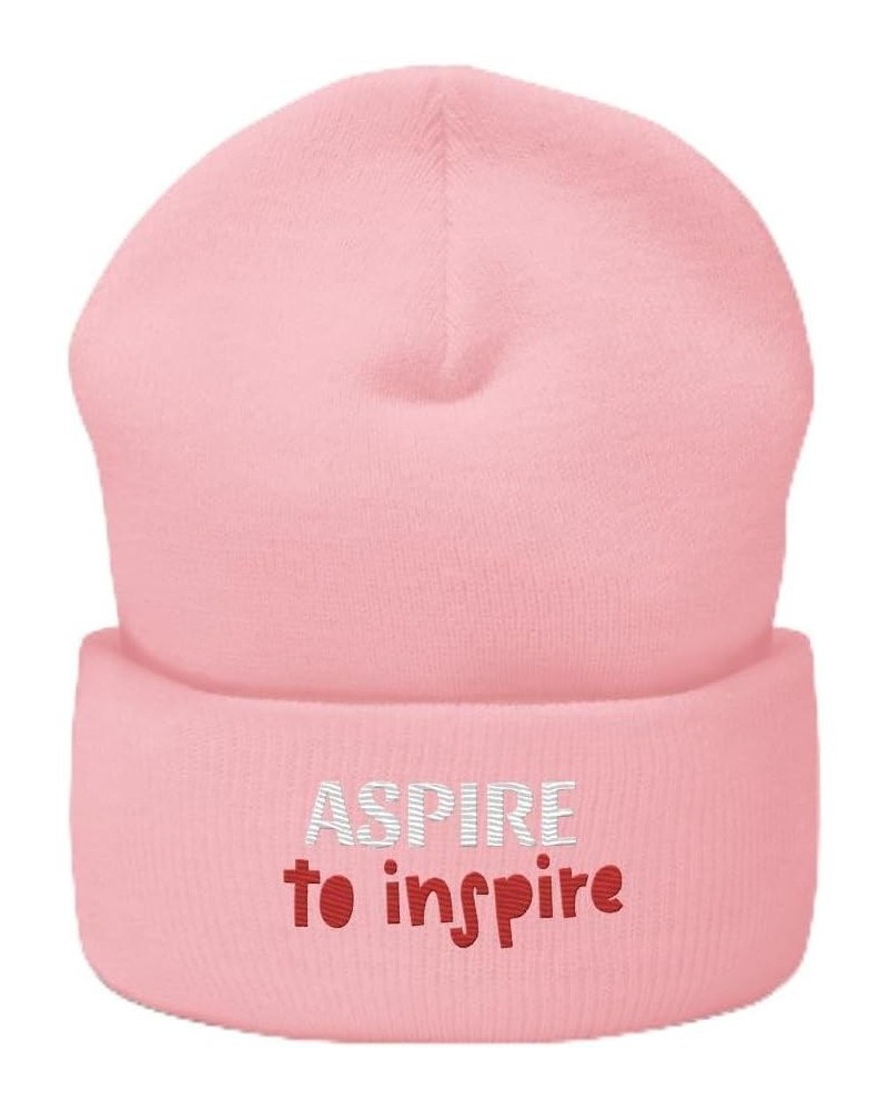 Quoted Cuffed Beanie Baby Pink $15.00 Skullies & Beanies