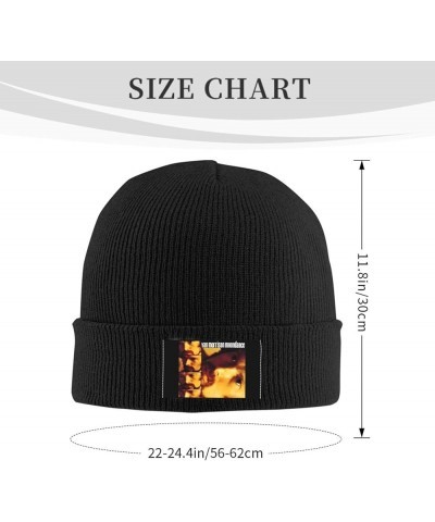 Beanie Hats Unisex Warm Winter Softknit Caps Hat Headwear Head Wrap Cap for Men Women Black Black $10.45 Skullies & Beanies